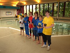 Boys 100 fly champs - 1st far right