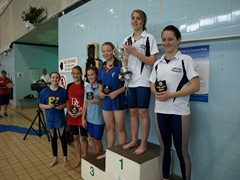 Girls 100 free champs