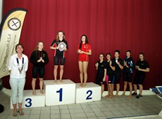 Event 18 Girls 100m IM Finalists