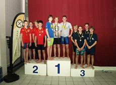 Event 37 - Boys 200m Freestyle Relay Finalists