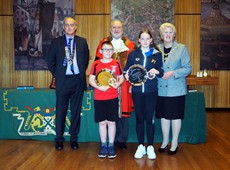 Top Boy and Girl awards - Charlie Lawrence and Kaia-Lily Perkinsl