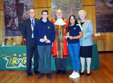 Youth award - Jason Bott and Ellas D'Cunha